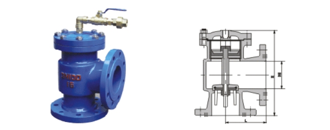 MK体育液压水位控制阀H142X结构图